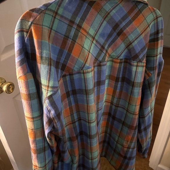 Colorful Plaid Button-Up Shirt - Picture 2 of 2